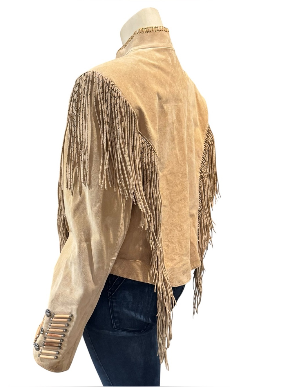 Cripple Creek Western Suede Fringe Jacket - Picture 7 of 12